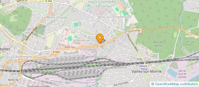 localisation de l'entreprise MADAME YACINE DRAME à BROU-SUR-CHANTEREINE