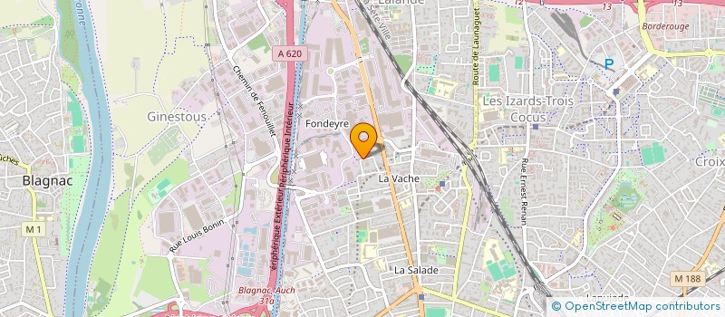 localisation de l'entreprise MADAME YACINE KEMACHE  TOULOUSE