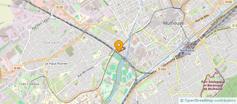 localisation de l'entreprise MADAME YACINE THIAW  MULHOUSE