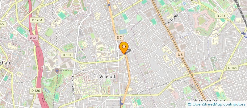 localisation de l'entreprise MADAME YACOUT JOUNDY  VILLEJUIF