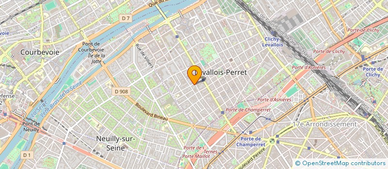 localisation de l'entreprise MADAME YAEL BALLOUL à LEVALLOIS-PERRET