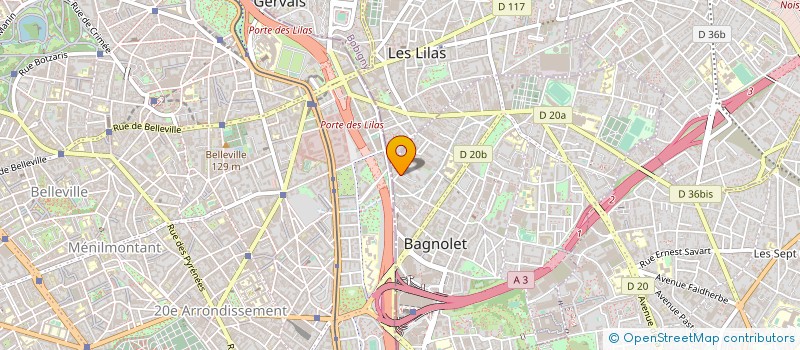 localisation de l'entreprise MADAME YAEL BERREBI à BAGNOLET