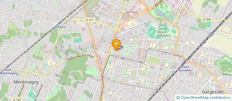 localisation de l'entreprise MADAME YAEL BOUSKILA  SARCELLES