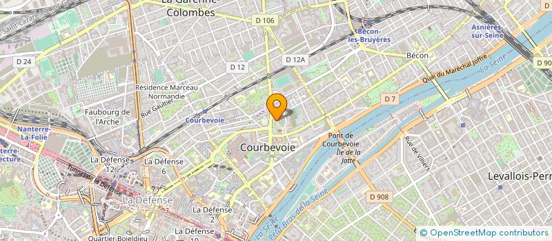 localisation de l'entreprise MADAME YAEL COHEN à COURBEVOIE