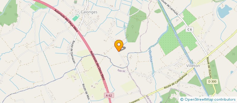 localisation de l'entreprise MADAME YAEL COHEN  CALONGES