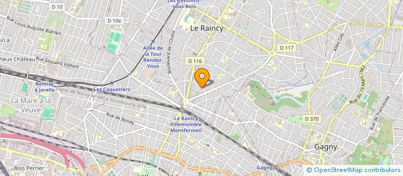 localisation de l'entreprise MADAME YAEL DRAY  LE RAINCY