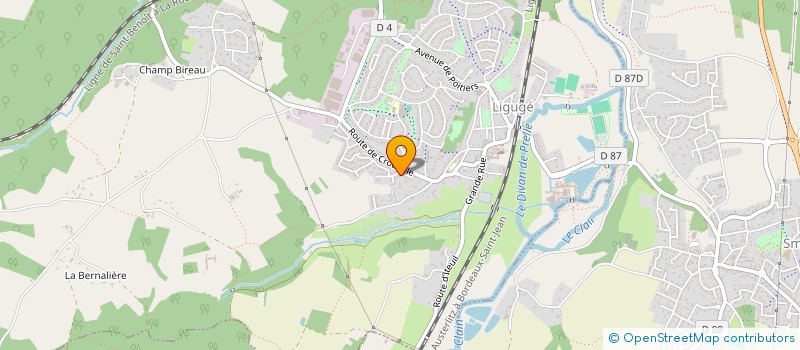 localisation de l'entreprise MADAME YAEL FOURNIER  LIGUGE