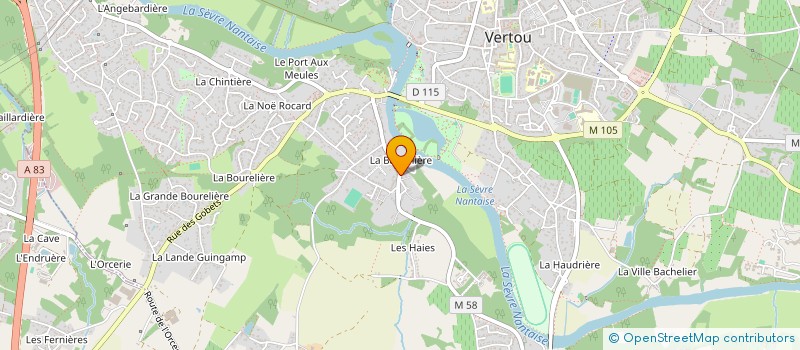 localisation de l'entreprise MADAME YAEL GABISON à VERTOU