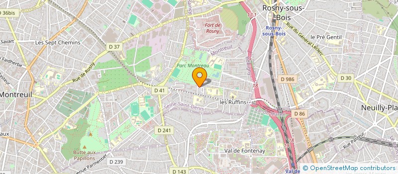 localisation de l'entreprise MADAME YAEL JEANNOT à MONTREUIL