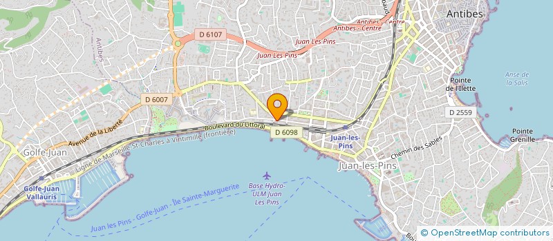 localisation de l'entreprise MADAME YAEL KAHLOUN à ANTIBES