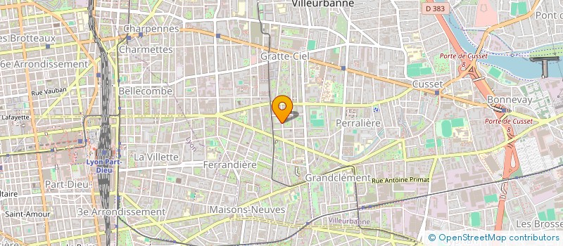 localisation de l'entreprise MADAME YAEL KORCHIA  VILLEURBANNE