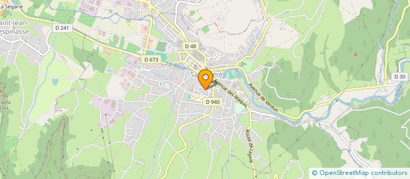 localisation de l'entreprise MADAME YAEL SERVOZ  SAINT-CERE