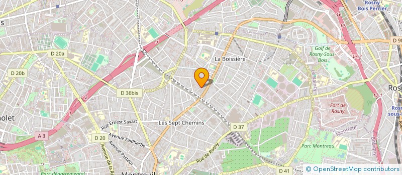 localisation de l'entreprise MADAME YAEL ZBILI à MONTREUIL