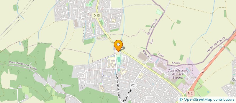 localisation de l'entreprise MADAME YAEL ZHRIHEN  DAMMARTIN-EN-GOELE