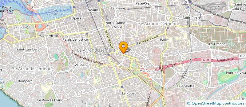 localisation de l'entreprise MADAME YAELLE BAUCHE-KARSENTY à MARSEILLE
