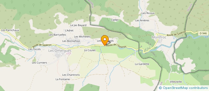 localisation de l'entreprise MADAME YAELLE BEUZELIN-DE BRUYNE  LES OMERGUES