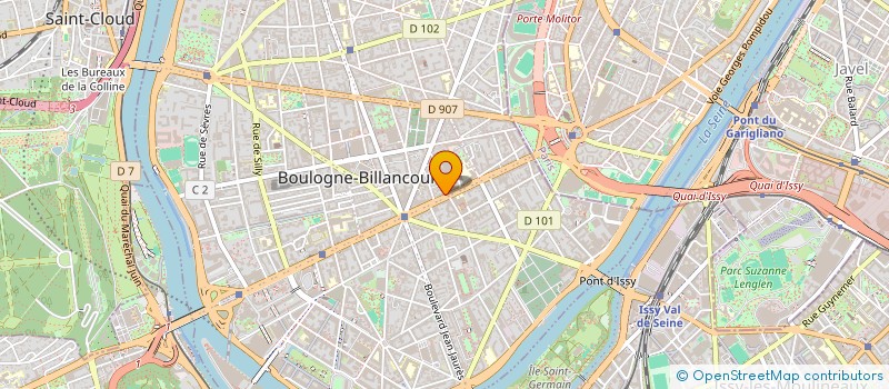 localisation de l'entreprise MADAME YAELLE BOCCARA à BOULOGNE-BILLANCOURT