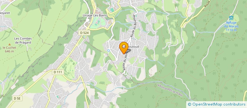 localisation de l'entreprise MADAME YAELLE DECENCIERE  SAINT-MARTIN-D'URIAGE