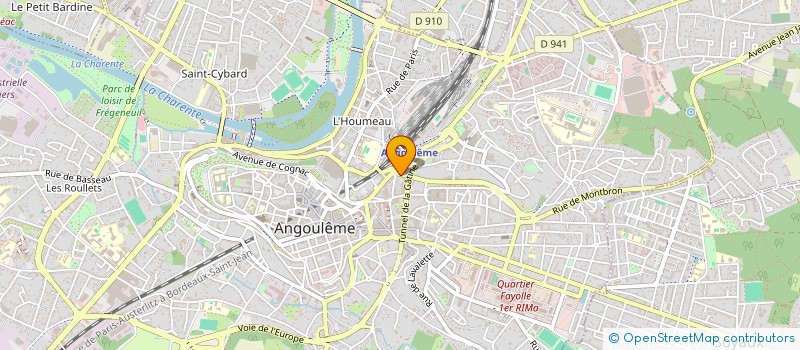 localisation de l'entreprise MADAME YAELLE DOUCET à ANGOULEME