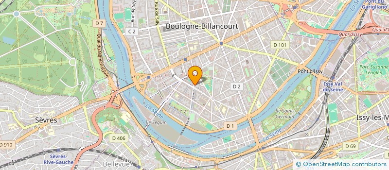 localisation de l'entreprise MADAME YAELLE ELMALEM à BOULOGNE-BILLANCOURT