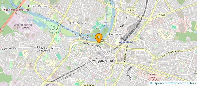 localisation de l'entreprise MADAME YAELLE LECOUTURIER à ANGOULEME