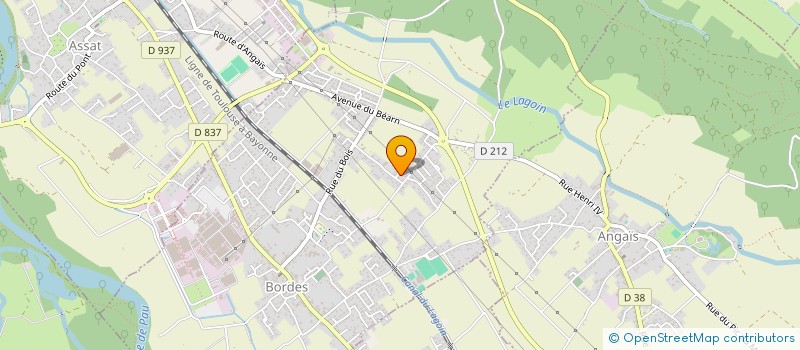 localisation de l'entreprise MADAME YAELLE MARTIN  BIZANOS