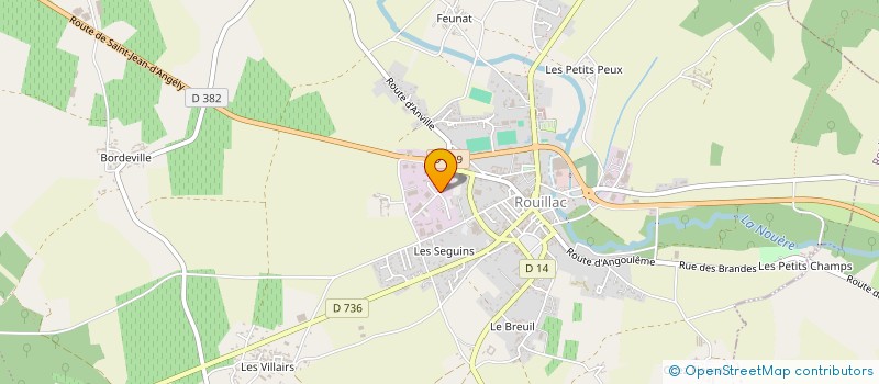 localisation de l'entreprise MADAME YAELLE MAZEAU à ROUILLAC