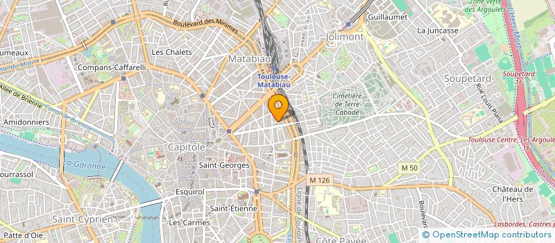 localisation de l'entreprise MADAME YAELLE MONTARON SANMARTI  TOULOUSE