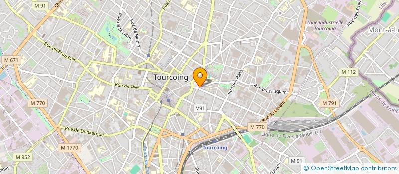 localisation de l'entreprise MADAME YAELLE RICHARD  TOURCOING