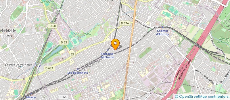 localisation de l'entreprise MADAME YAELLE ROUCAUD à ANTONY