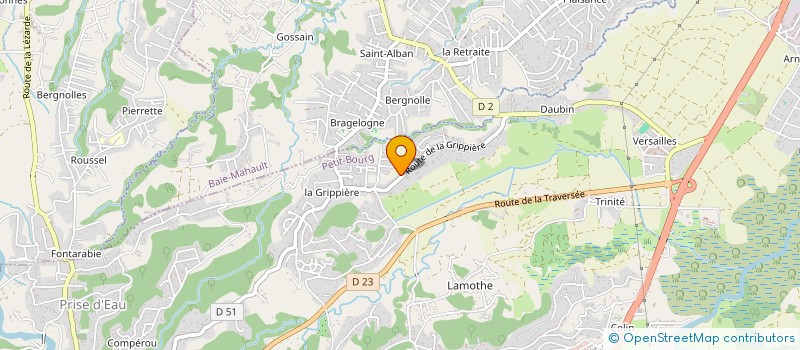 localisation de l'entreprise MADAME YAELLE SAINT-JULIEN  PETIT-BOURG