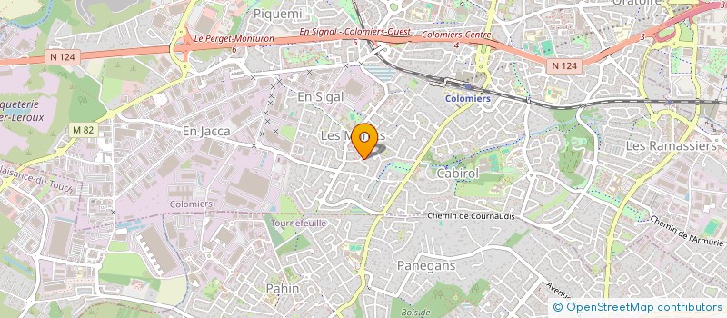 localisation de l'entreprise MADAME YAGMUR GENEL à COLOMIERS