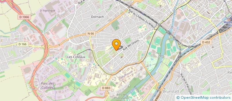 localisation de l'entreprise MADAME YAGMUR GUNTURK  MULHOUSE