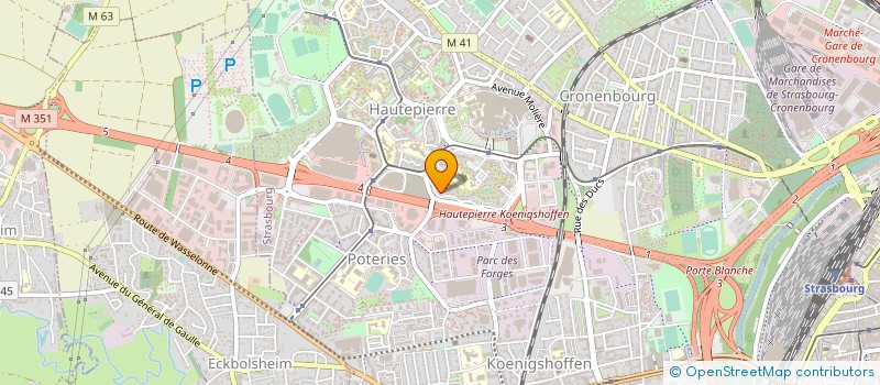 localisation de l'entreprise MADAME YAGMUR KUCUK à STRASBOURG