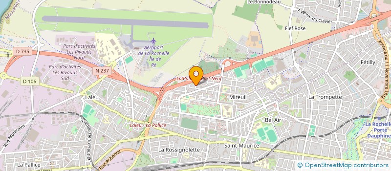 localisation de l'entreprise MADAME YAGUI DRUID  LA ROCHELLE