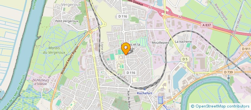 localisation de l'entreprise MADAME YAHEL FOUCTEAU  ROCHEFORT