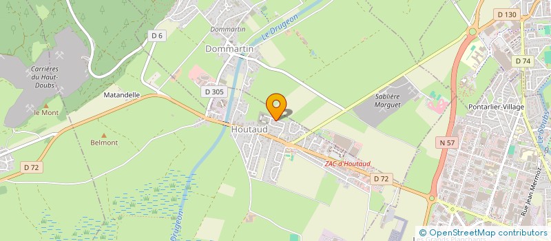 localisation de l'entreprise MADAME YAHEL GAUTHIER  HOUTAUD