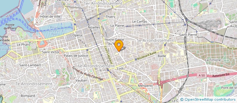 localisation de l'entreprise MADAME YAHNIS ROCAILLEUX  MARSEILLE