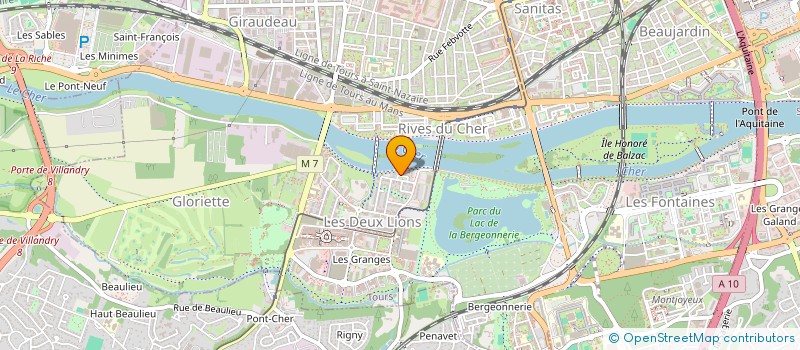 localisation de l'entreprise MADAME YAHUI CHANG  TOURS