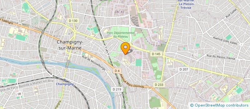 localisation de l'entreprise MADAME YAKARE KEITA à CHAMPIGNY-SUR-MARNE