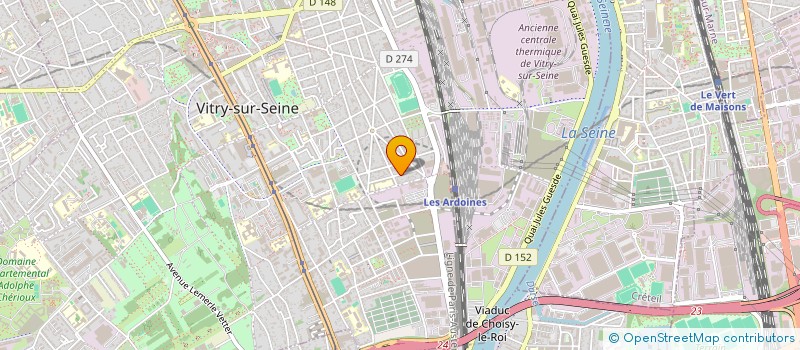 localisation de l'entreprise MADAME YALA LUTONADIO  VITRY-SUR-SEINE