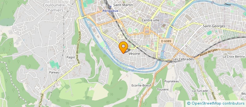 localisation de l'entreprise MADAME YALDA HASHMAT KHALIL  PERIGUEUX