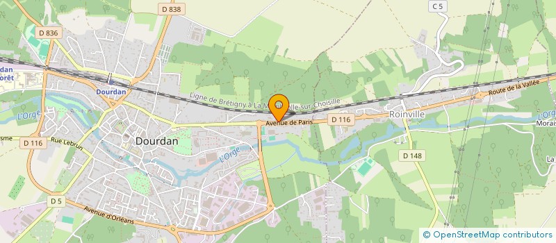 localisation de l'entreprise MADAME YALILE RODRIGUEZ RODRIGUEZ à DOURDAN