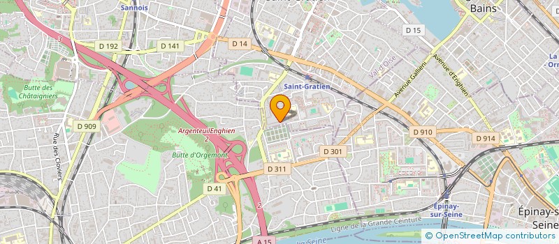 localisation de l'entreprise MADAME YAMA CAMARA  SAINT-GRATIEN