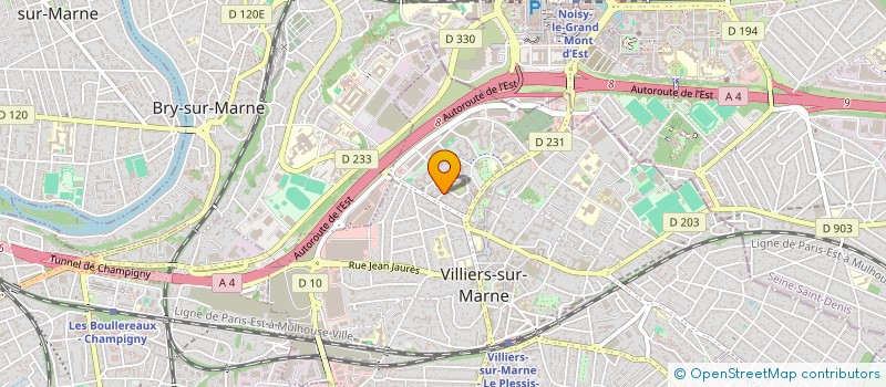 localisation de l'entreprise MADAME YAMEI HUANG à VILLIERS-SUR-MARNE