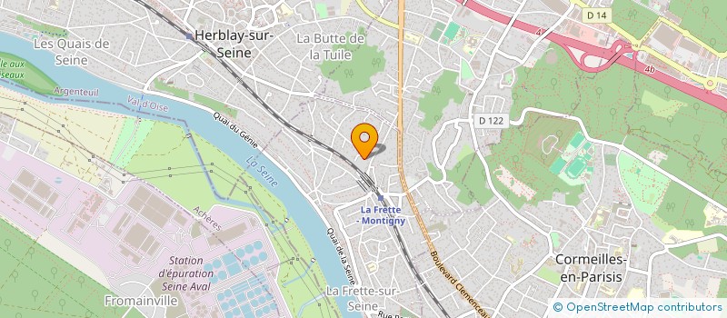 localisation de l'entreprise MADAME YAMENG ZHANG à LA FRETTE-SUR-SEINE