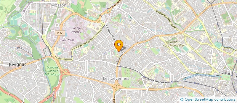 localisation de l'entreprise MADAME YAMILEE CRUX à MONTPELLIER