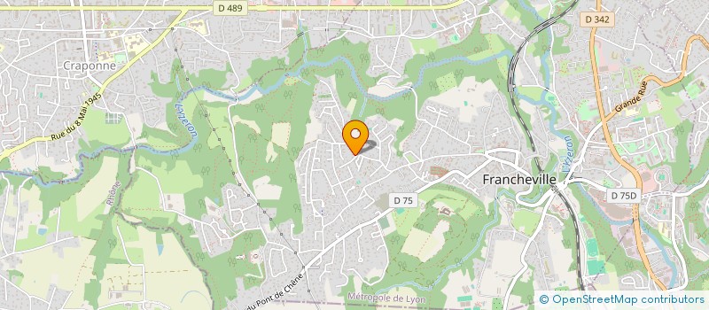 localisation de l'entreprise MADAME YAMILETH VASQUEZ  FRANCHEVILLE