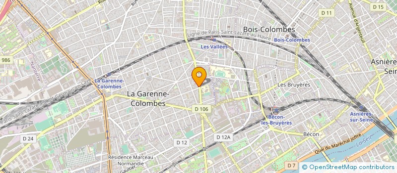 localisation de l'entreprise MADAME YAMIN XIA à LA GARENNE-COLOMBES