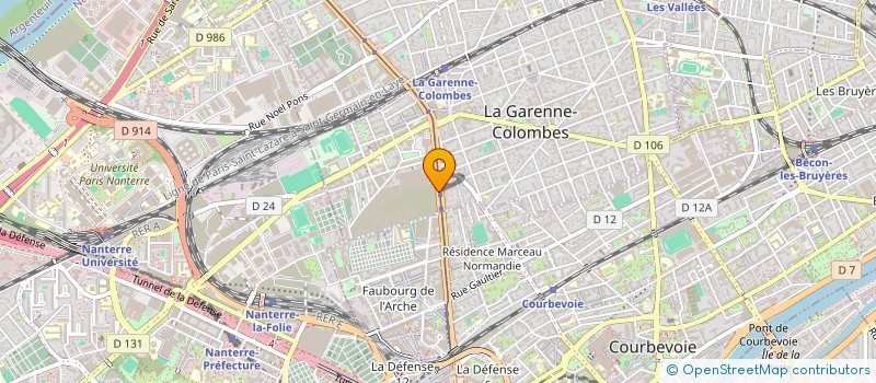 localisation de l'entreprise MADAME YAMINA ABALHADJ à LA GARENNE-COLOMBES